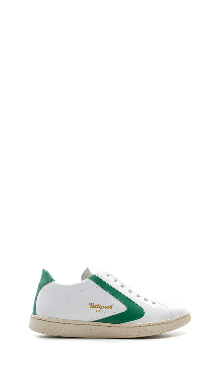 VALSPORT Sneaker uomo bianca/verde in pelle