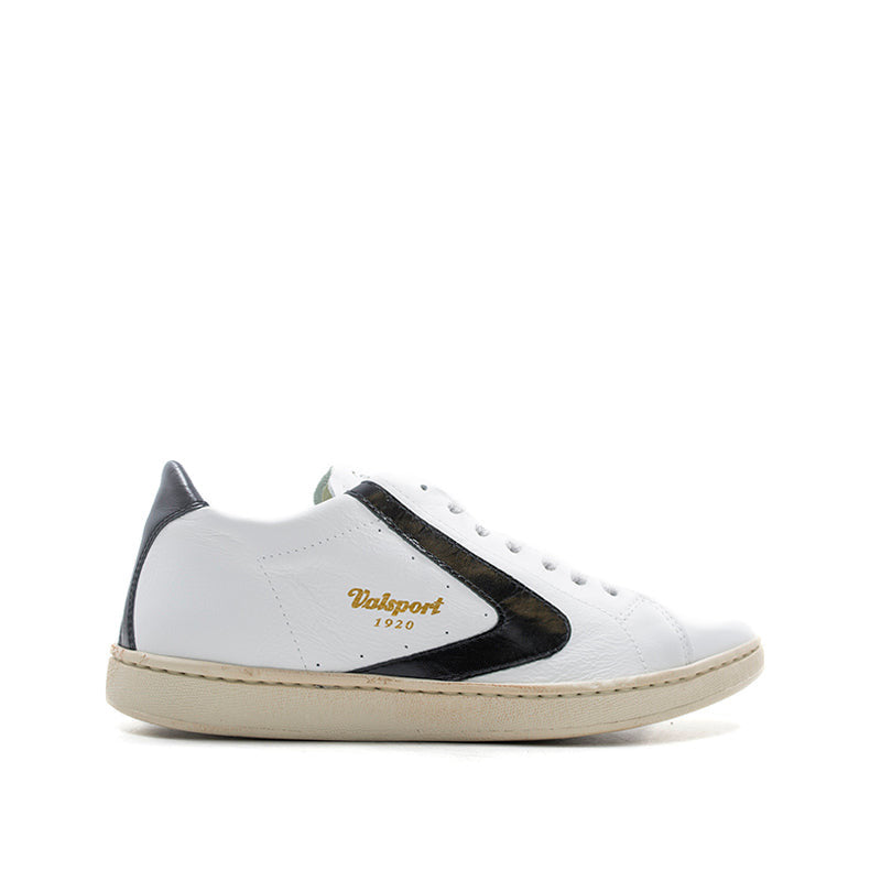 VALSPORT Sneaker uomo bianca/nera in pelle
