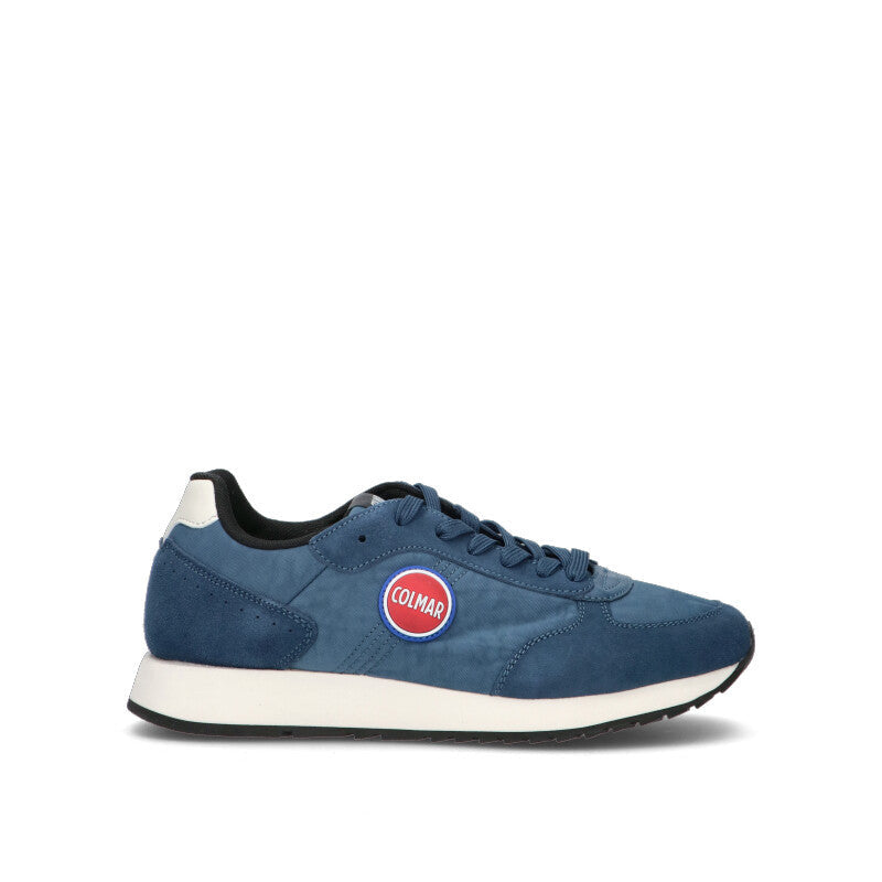 COLMAR Sneaker uomo blu in suede
