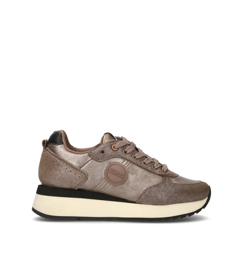 COLMAR Sneaker donna taupe in pelle