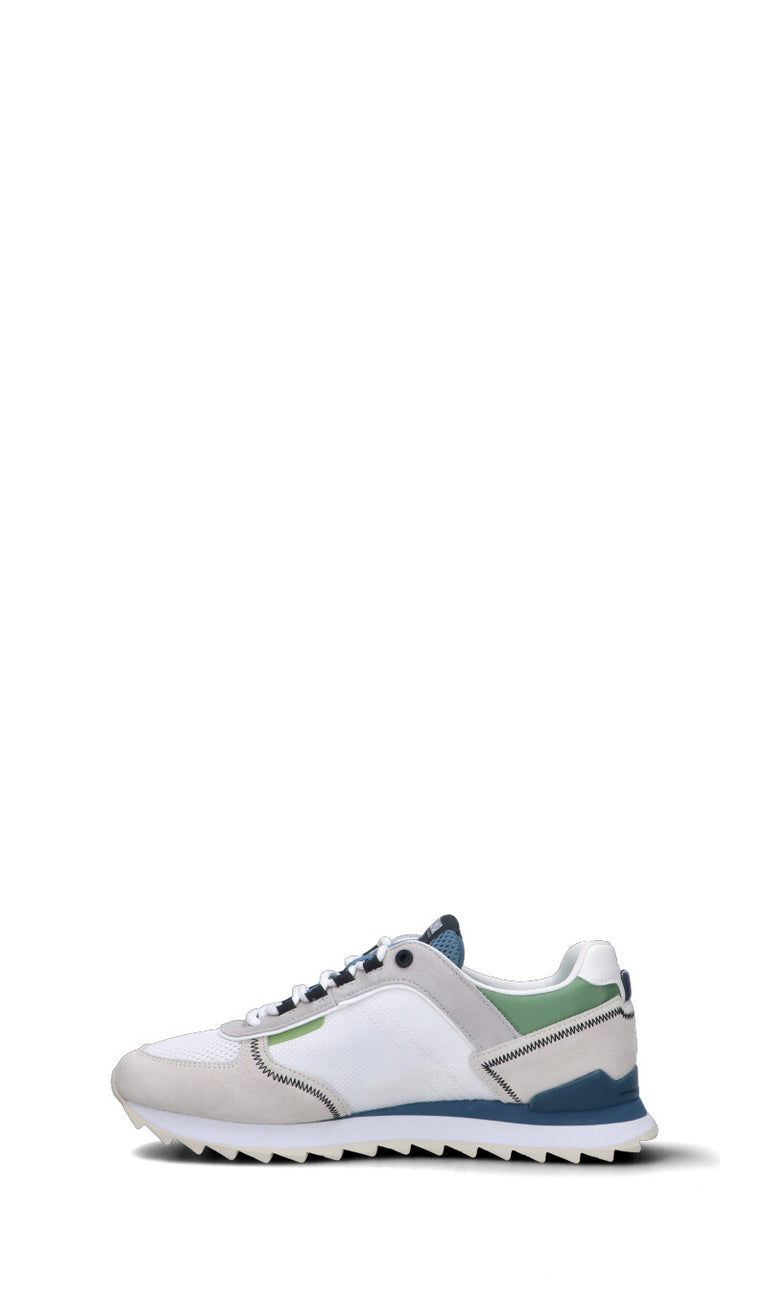 COLMAR Sneaker uomo bianca/panna/blu/verde in suede