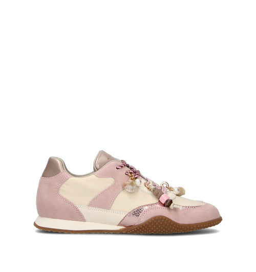 APEPAZZA Sneaker donna panna/rosa