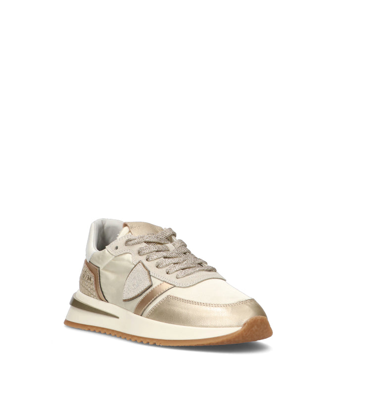 PHILIPPE MODEL Sneaker donna panna/oro