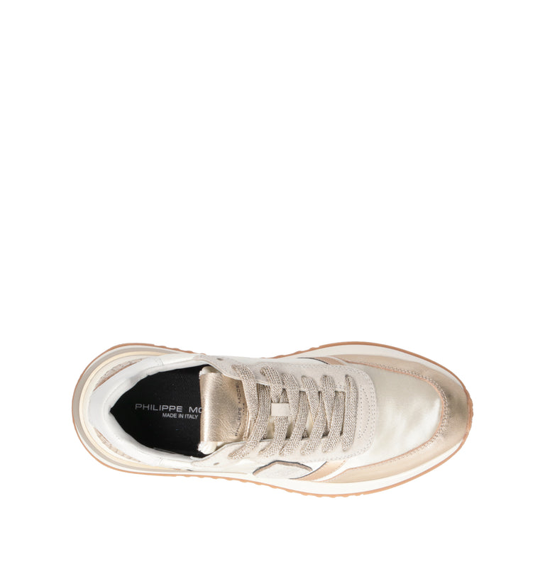 PHILIPPE MODEL Sneaker donna panna/oro