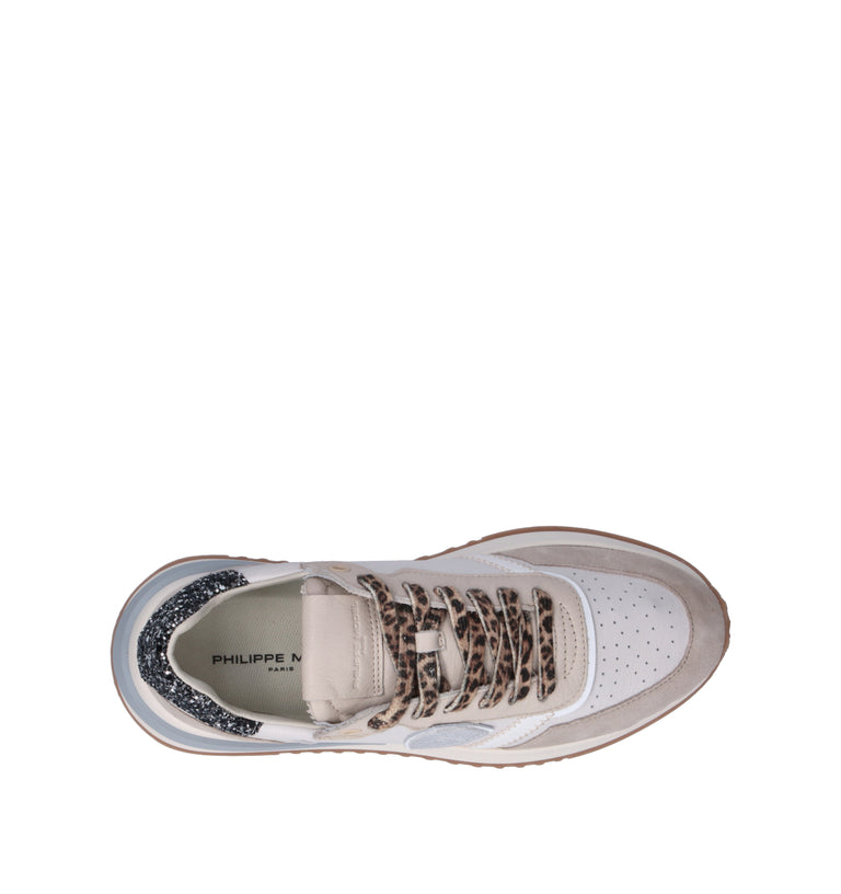 PHILIPPE MODEL Sneaker donna bianca/sabbia