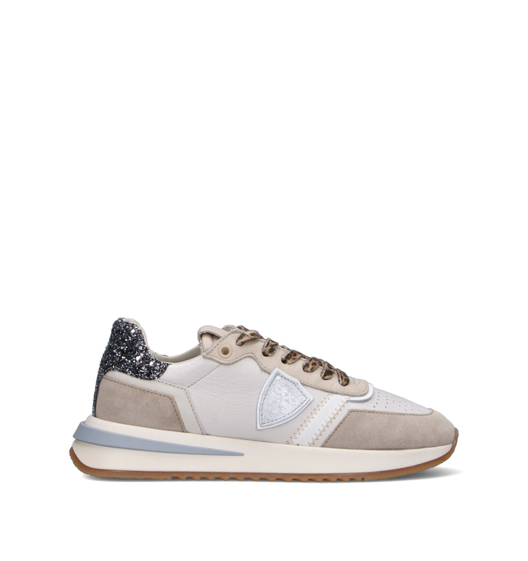 PHILIPPE MODEL Sneaker donna bianca/sabbia