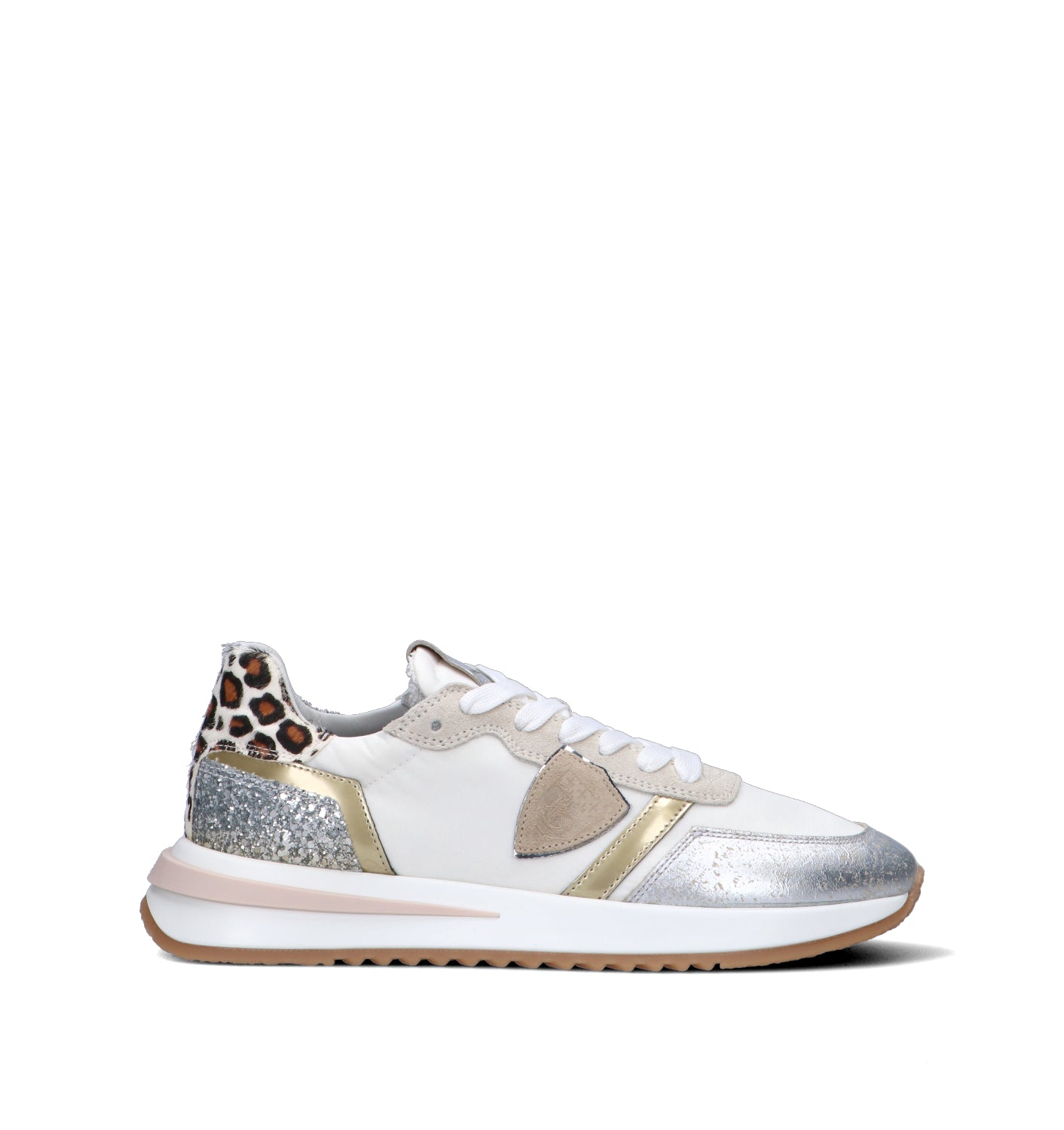 PHILIPPE MODEL Sneaker donna bianca/argento