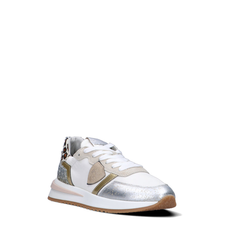 PHILIPPE MODEL Sneaker donna bianca/argento