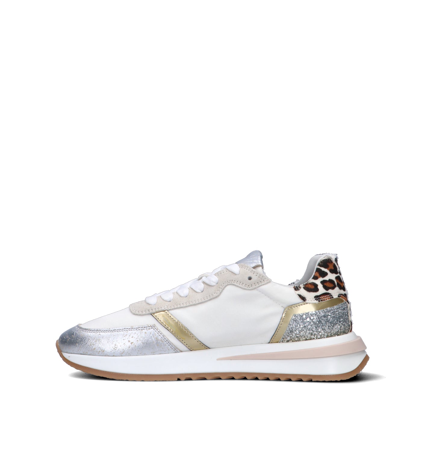 PHILIPPE MODEL Sneaker donna bianca/argento
