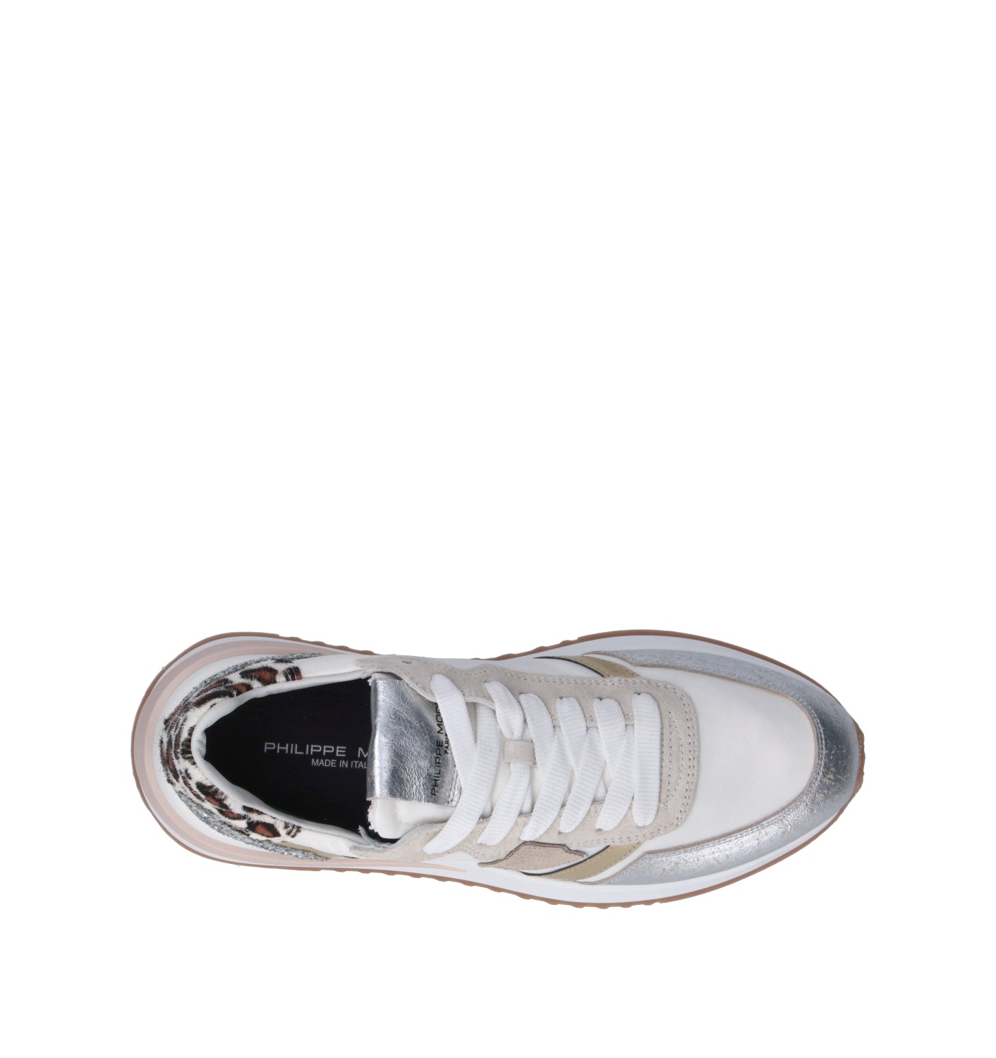 PHILIPPE MODEL Sneaker donna bianca/argento