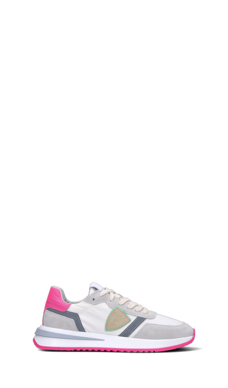 PHILIPPE MODEL Sneaker donna bianca/grigia chiara/rosa