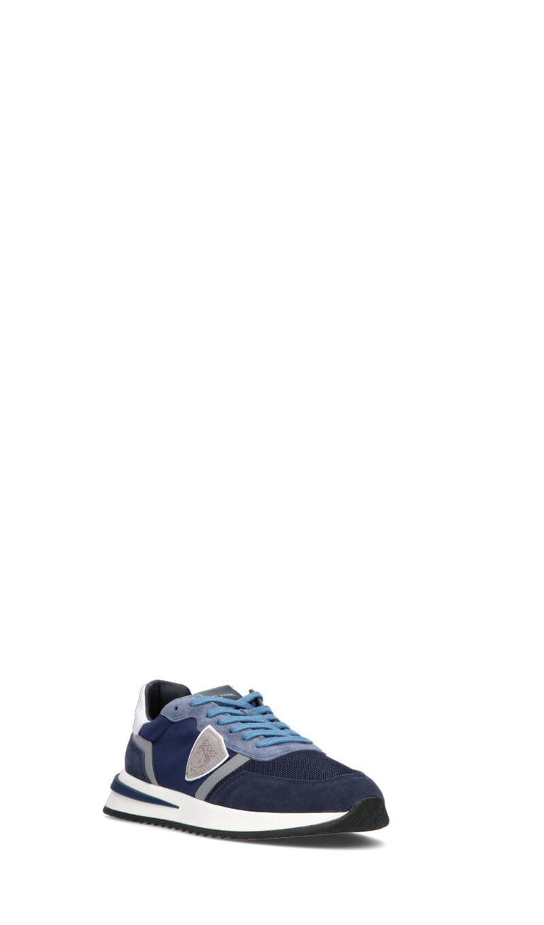 PHILIPPE MODEL Sneaker uomo blu in suede