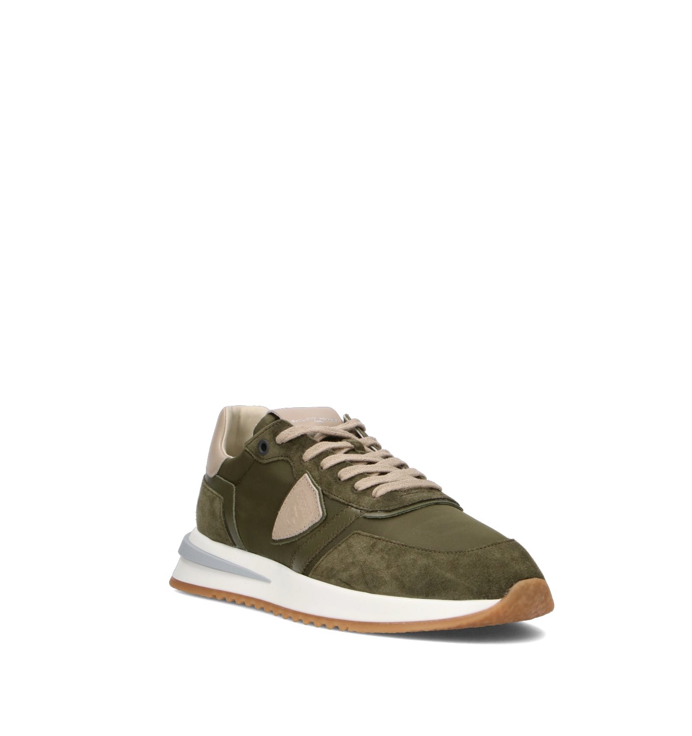 PHILIPPE MODEL Sneaker uomo oliva/beige