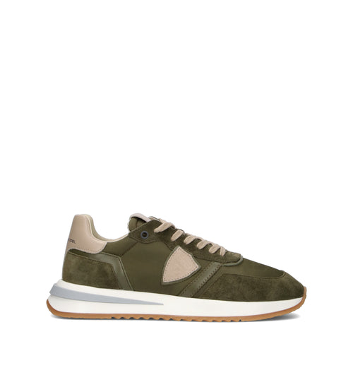 PHILIPPE MODEL Sneaker uomo oliva/beige