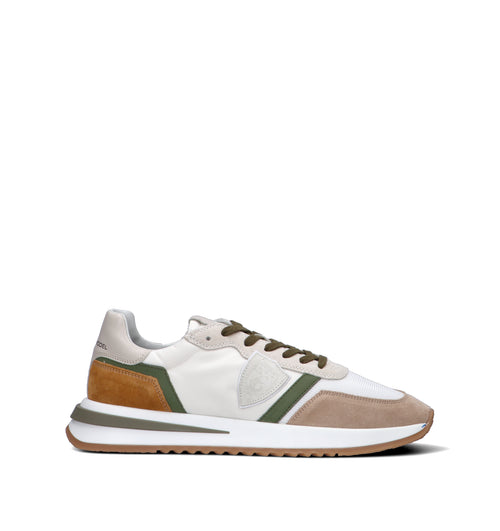 PHILIPPE MODEL Sneaker uomo bianca/marrone
