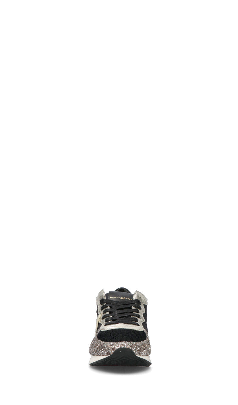 PHILIPPE MODEL Sneaker donna nera/argento