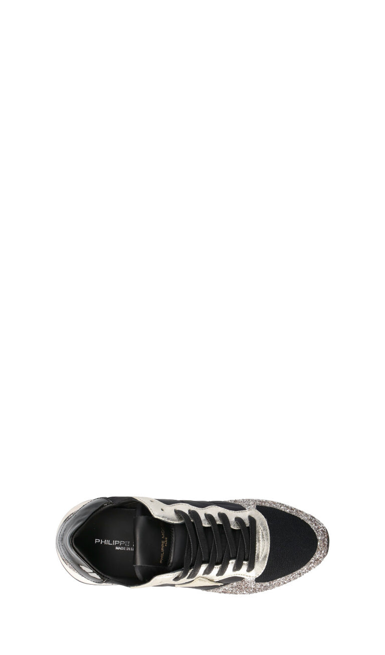 PHILIPPE MODEL Sneaker donna nera/argento
