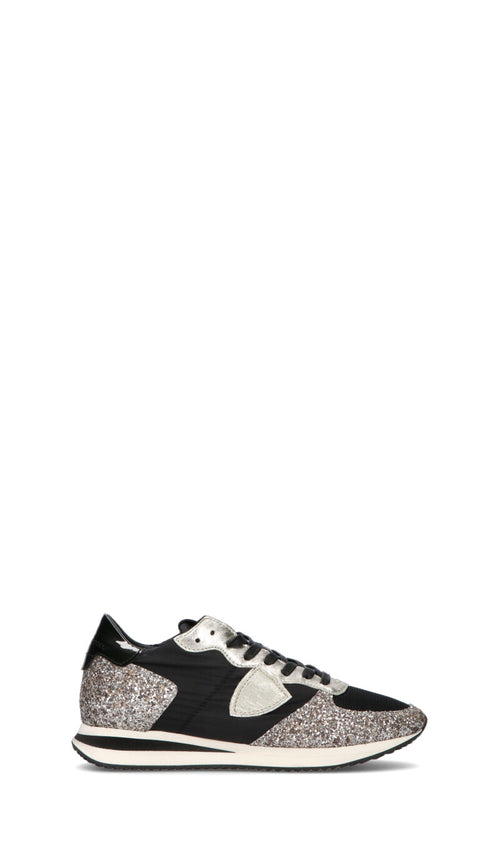 PHILIPPE MODEL Sneaker donna nera/argento