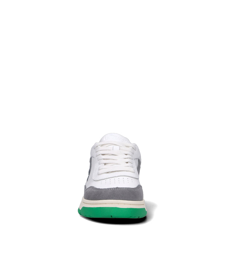 U.POWER Sneaker uomo bianca/verde in pelle