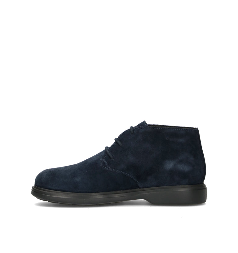 GEOX Polacco uomo blu in suede