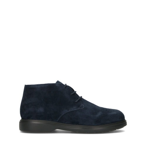 GEOX Polacco uomo blu in suede