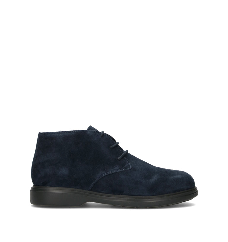 GEOX Polacco uomo blu in suede