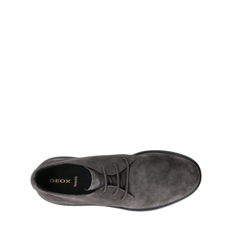 GEOX Polacco uomo grigio in suede