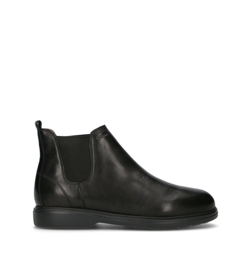 GEOX Tronchetto uomo nero in pelle