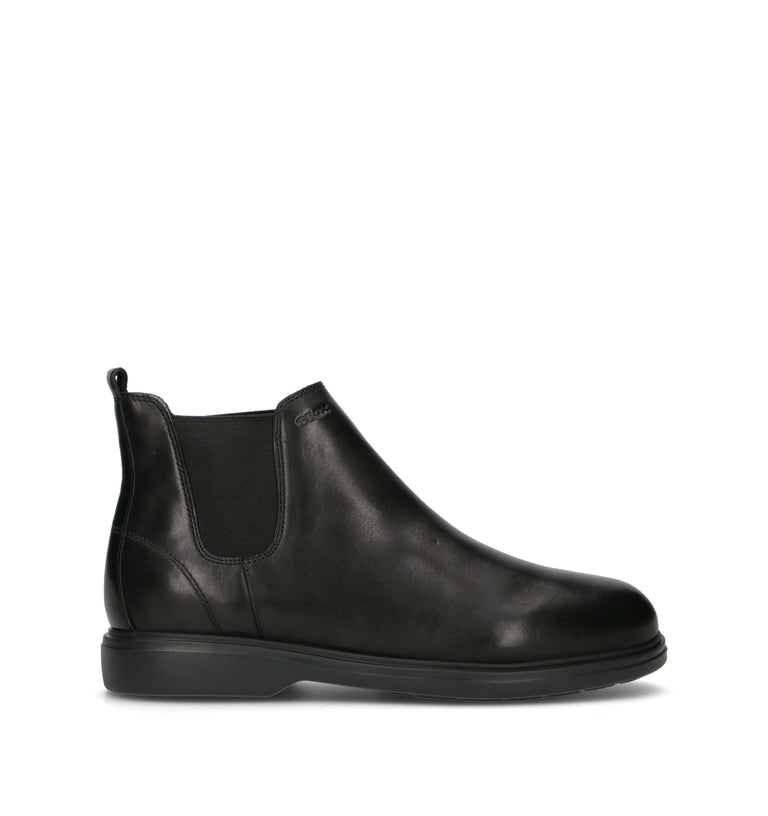 GEOX Tronchetto uomo nero in pelle