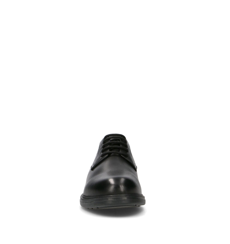 GEOX Stringata uomo nera in pelle