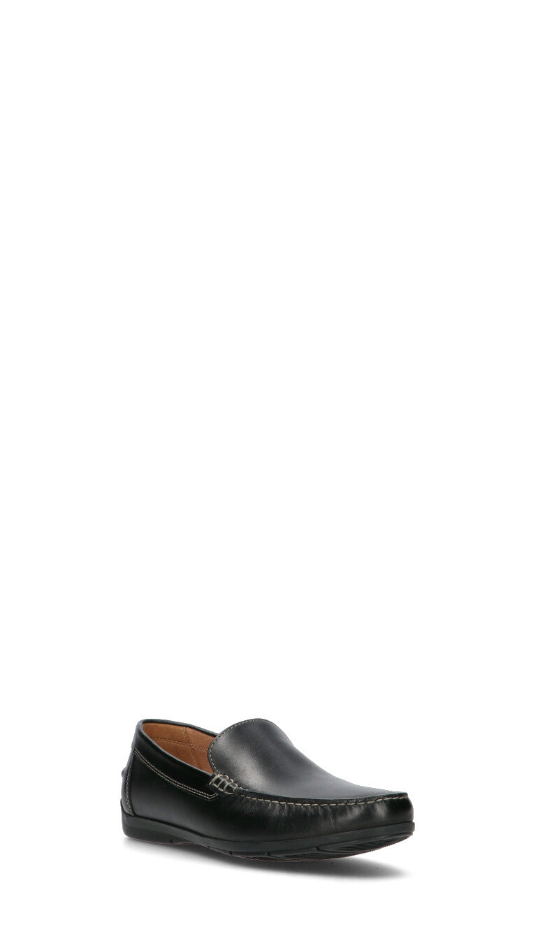 GEOX Mocassino uomo nero in pelle