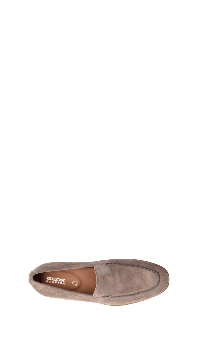 GEOX Mocassino uomo taupe  in suede