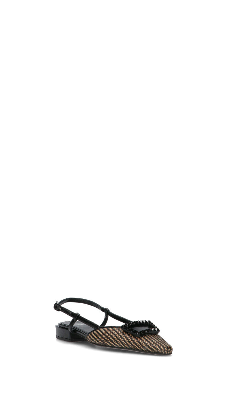 EXE Slingback donna nera/beige