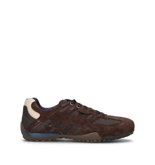 GEOX Sneaker uomo marrone in pelle