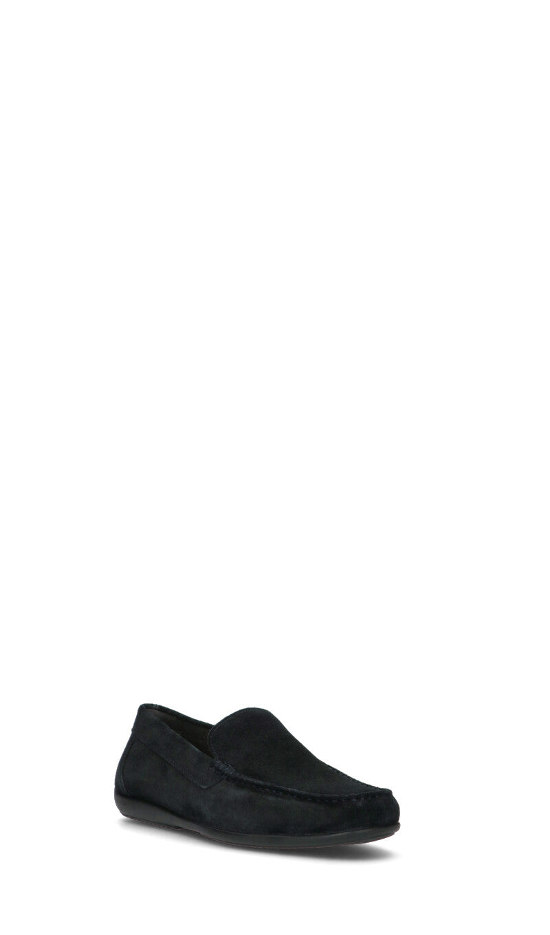 GEOX Mocassino uomo blu in suede