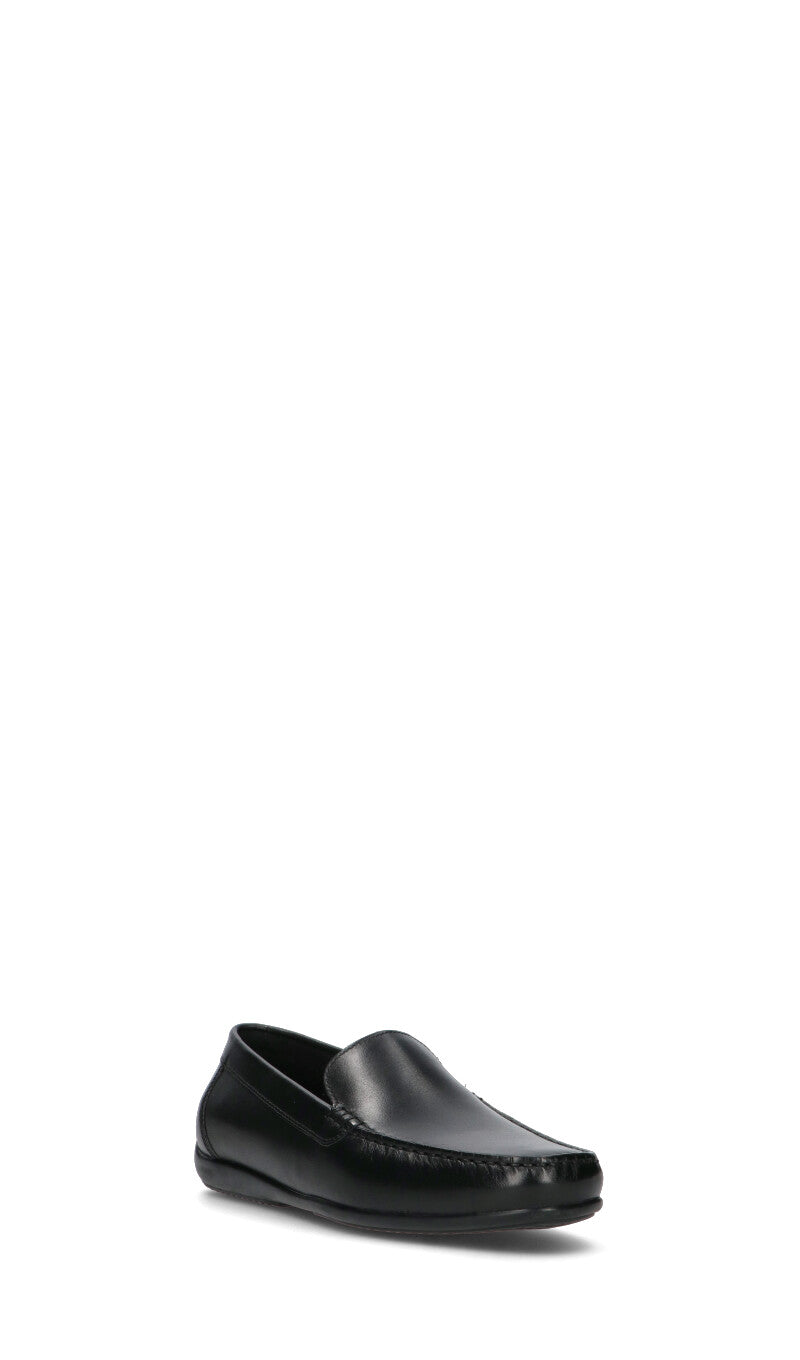 GEOX Mocassino uomo nero in pelle