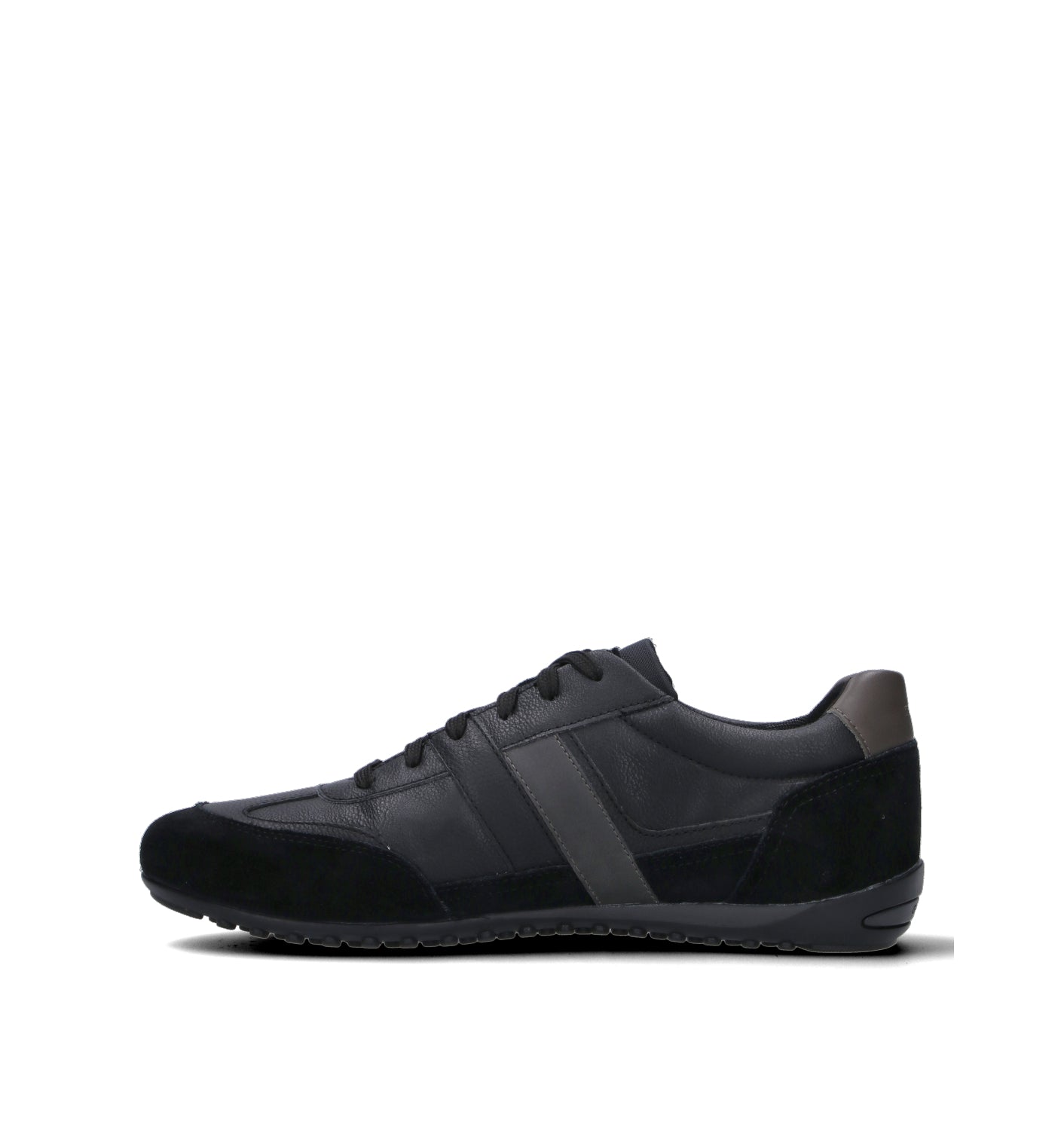 GEOX Sneaker uomo nera/grigia in pelle