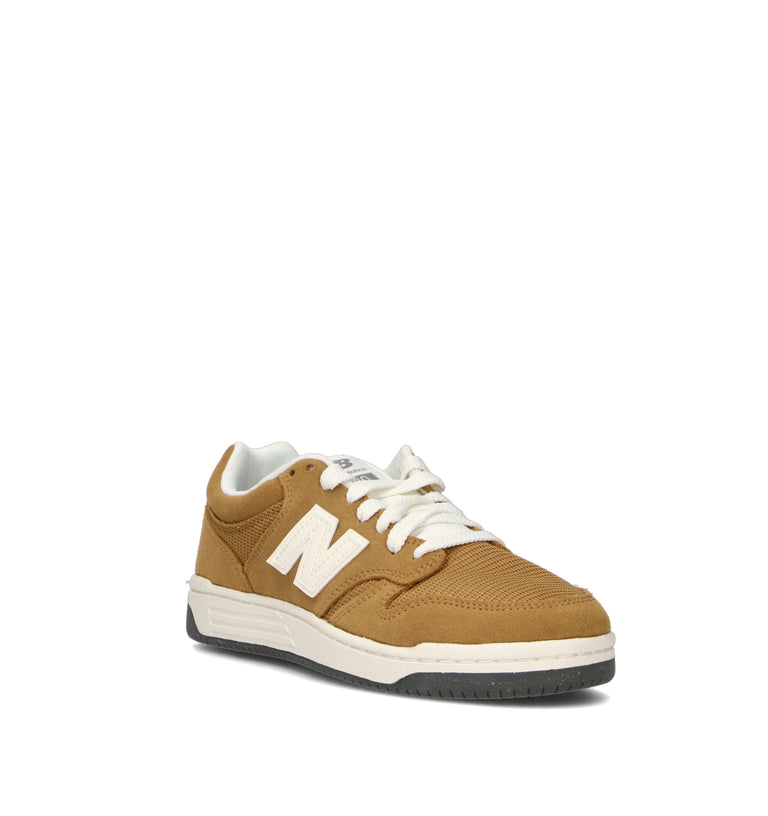NEW BALANCE 480 Sneaker uomo senape in suede
