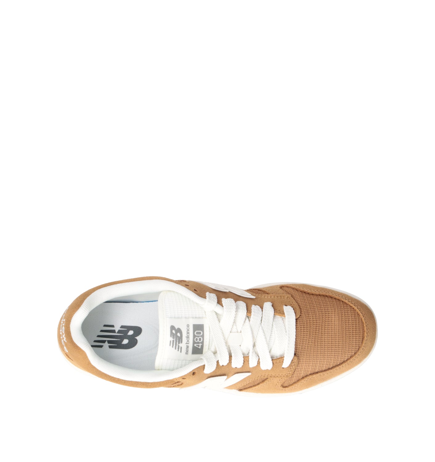 NEW BALANCE 480 Sneaker uomo senape in suede