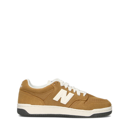 NEW BALANCE 480 Sneaker uomo senape in suede