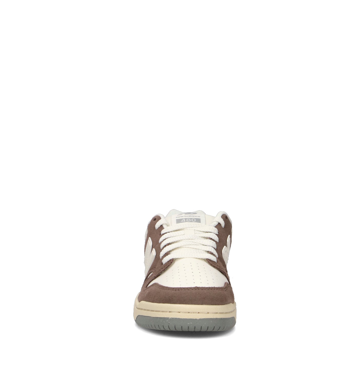 NEW BALANCE 480 Sneaker uomo taupe in suede
