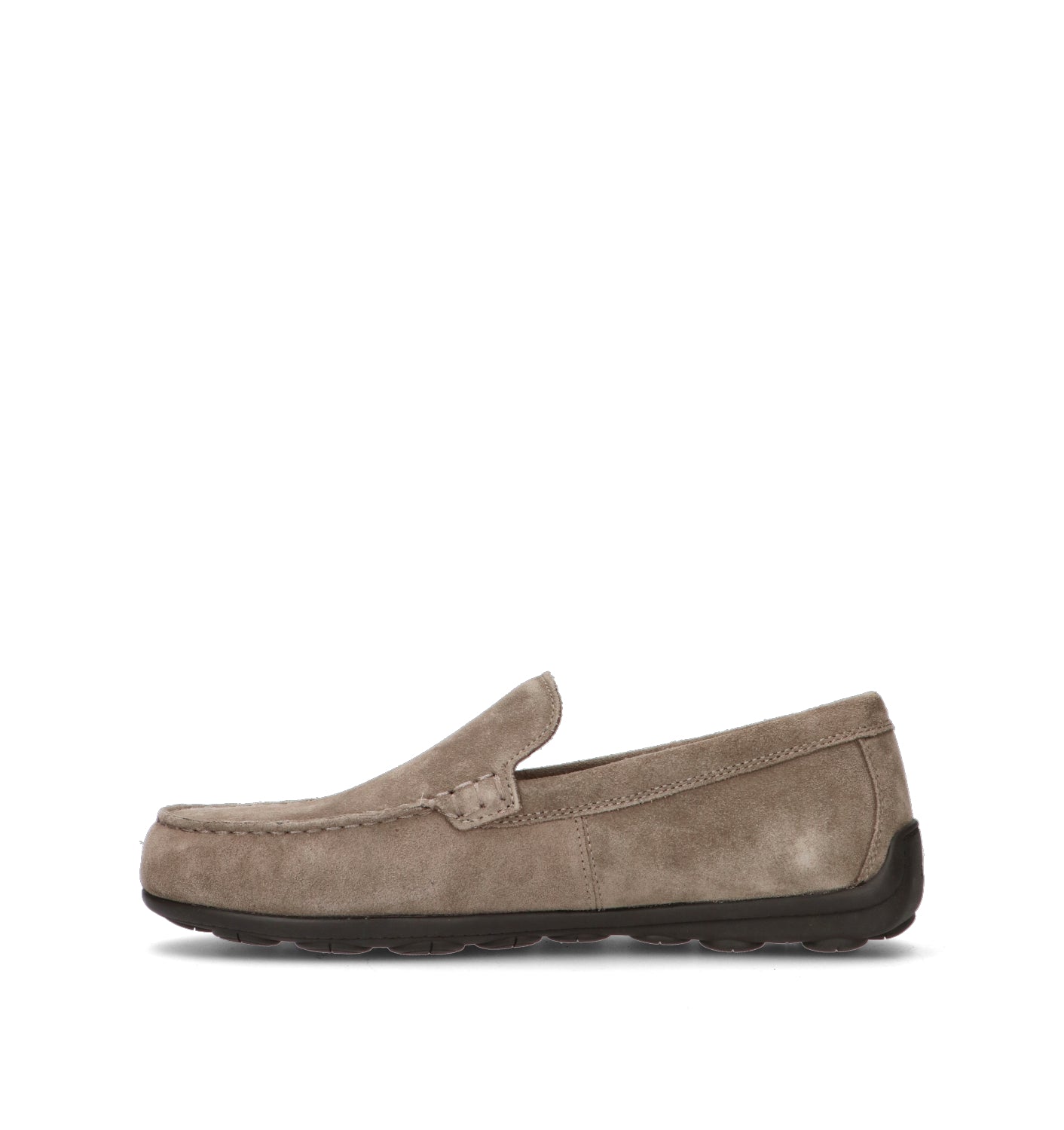 GEOX Mocassino uomo grigio in suede