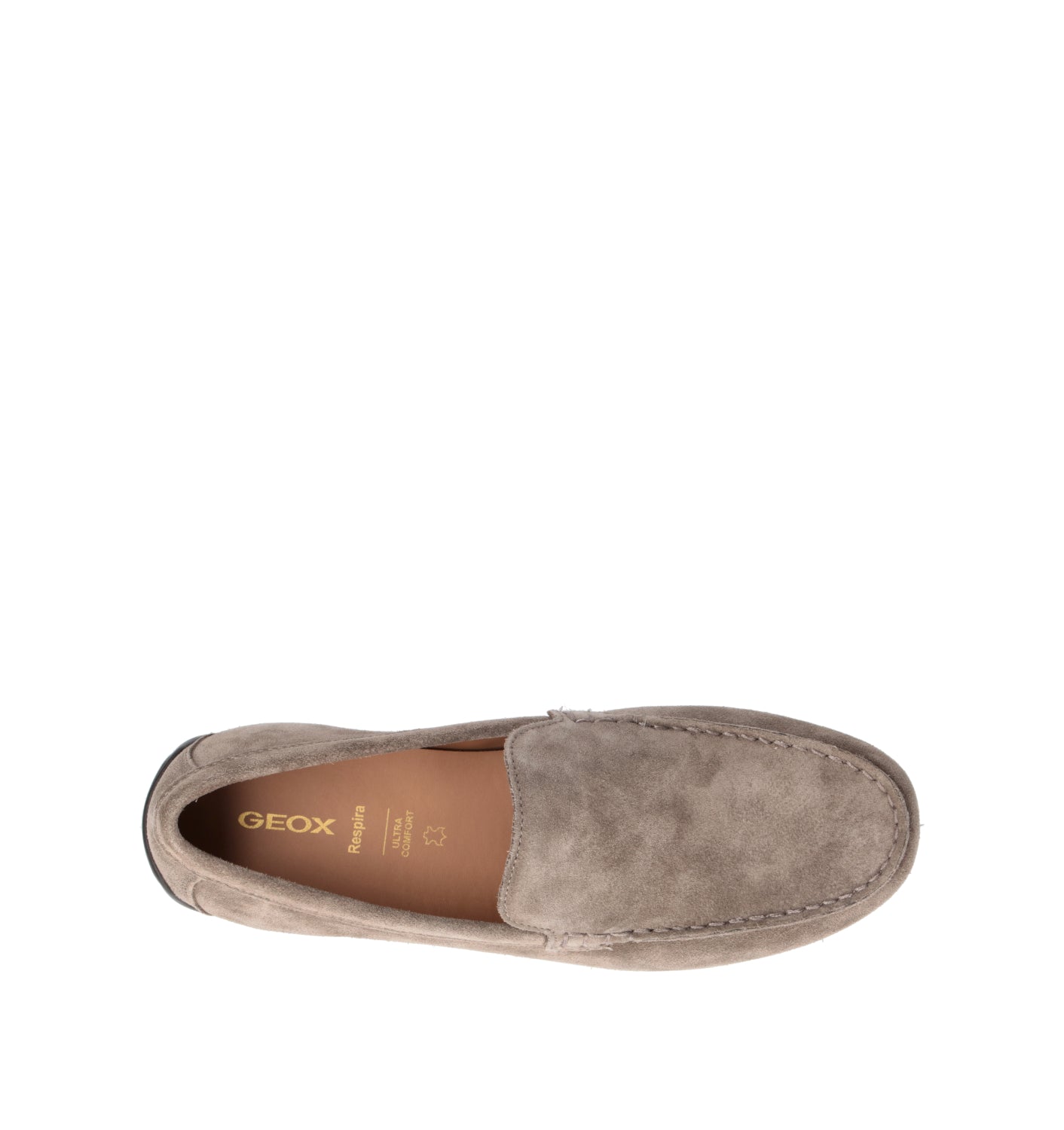 GEOX Mocassino uomo grigio in suede