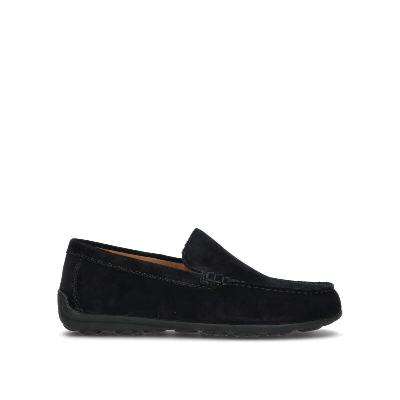 GEOX Mocassino uomo blu in suede