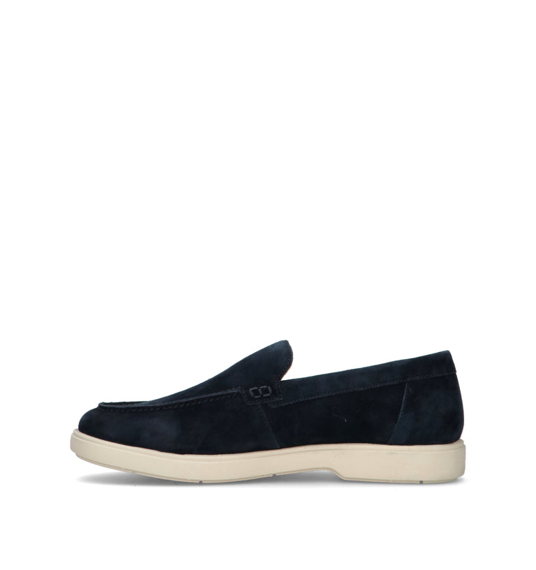 GEOX Mocassino uomo blu in suede