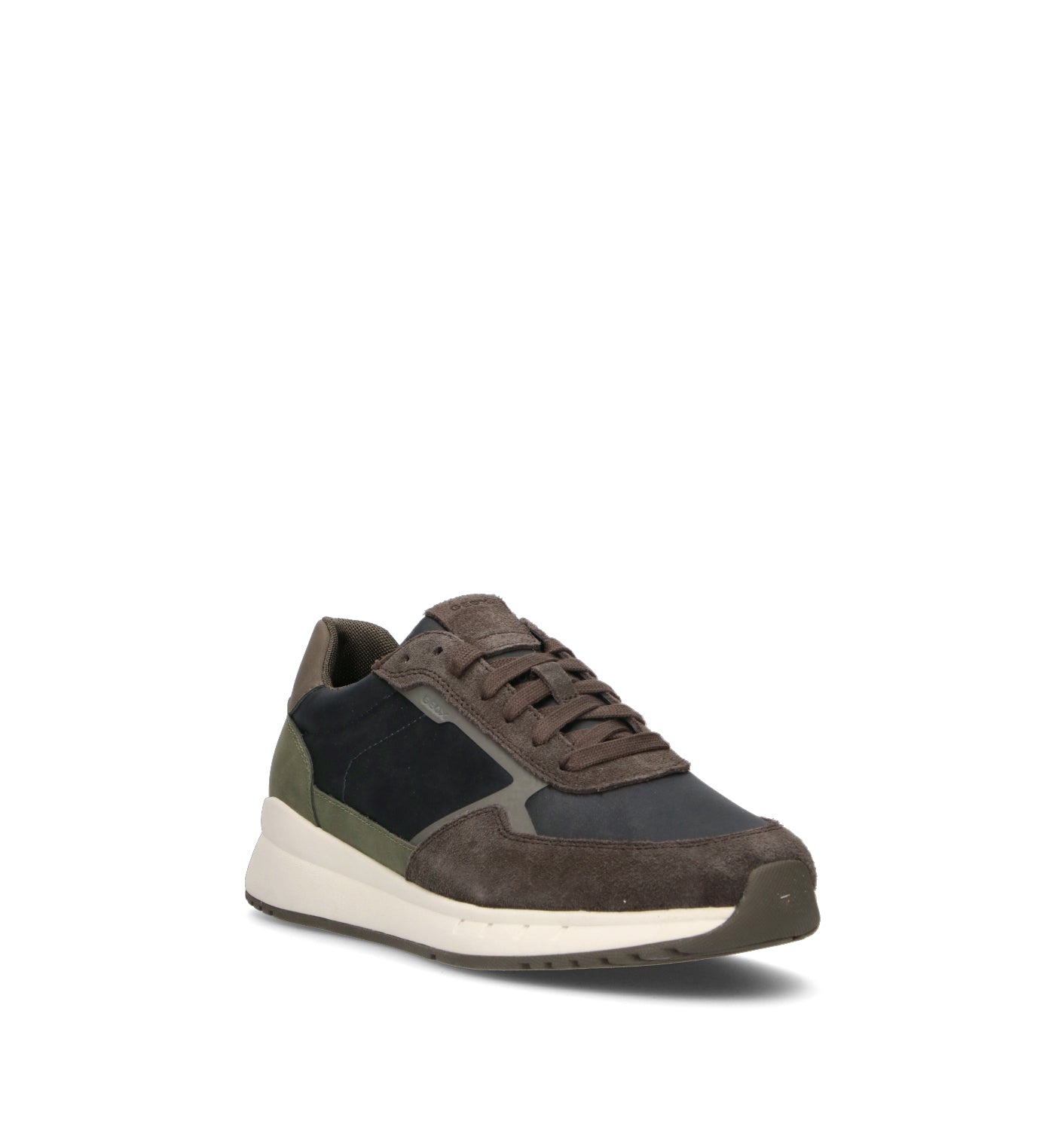 GEOX Sneaker uomo blu/marrone