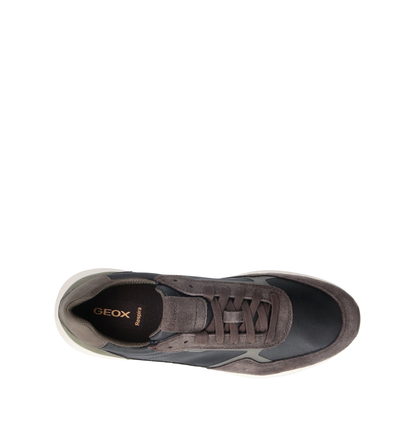 GEOX Sneaker uomo blu/marrone