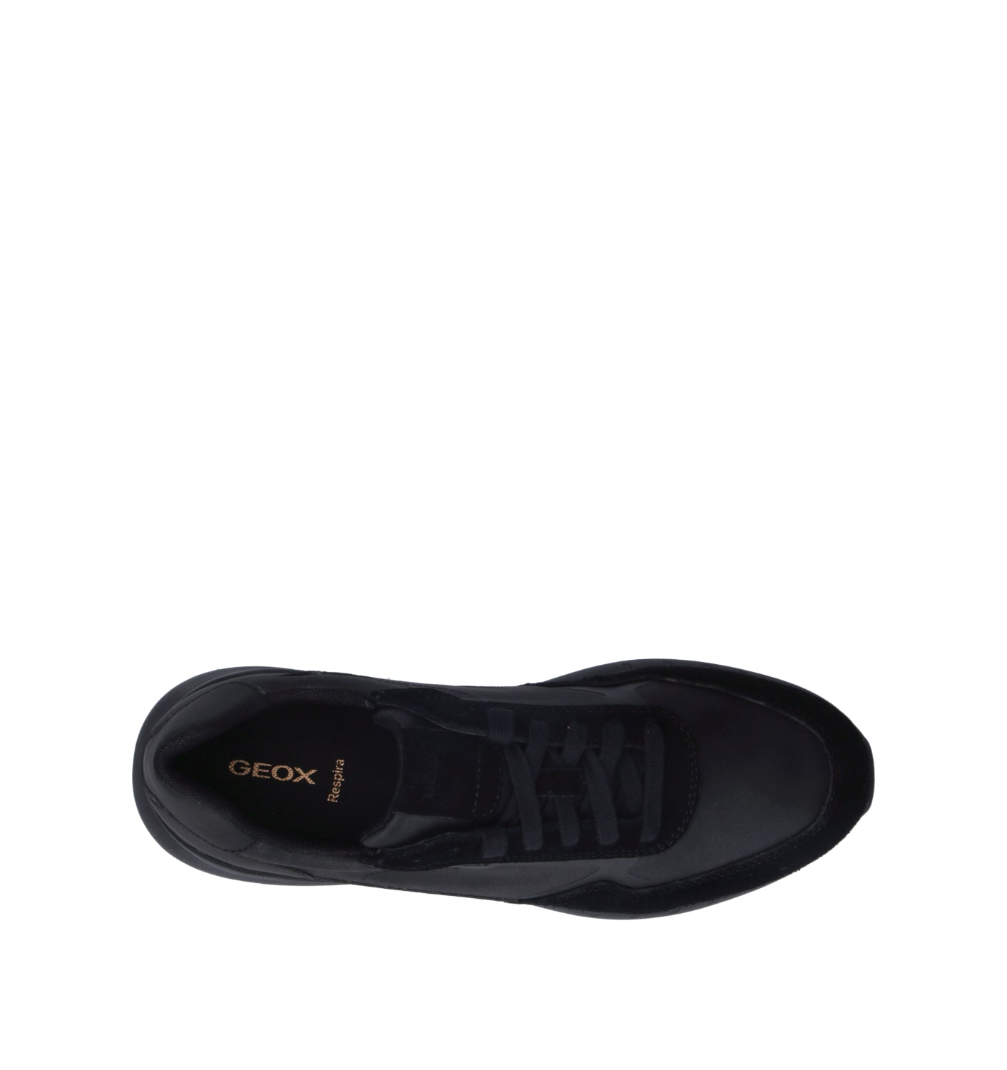 GEOX Sneaker uomo nera in pelle