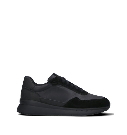GEOX Sneaker uomo nera in pelle