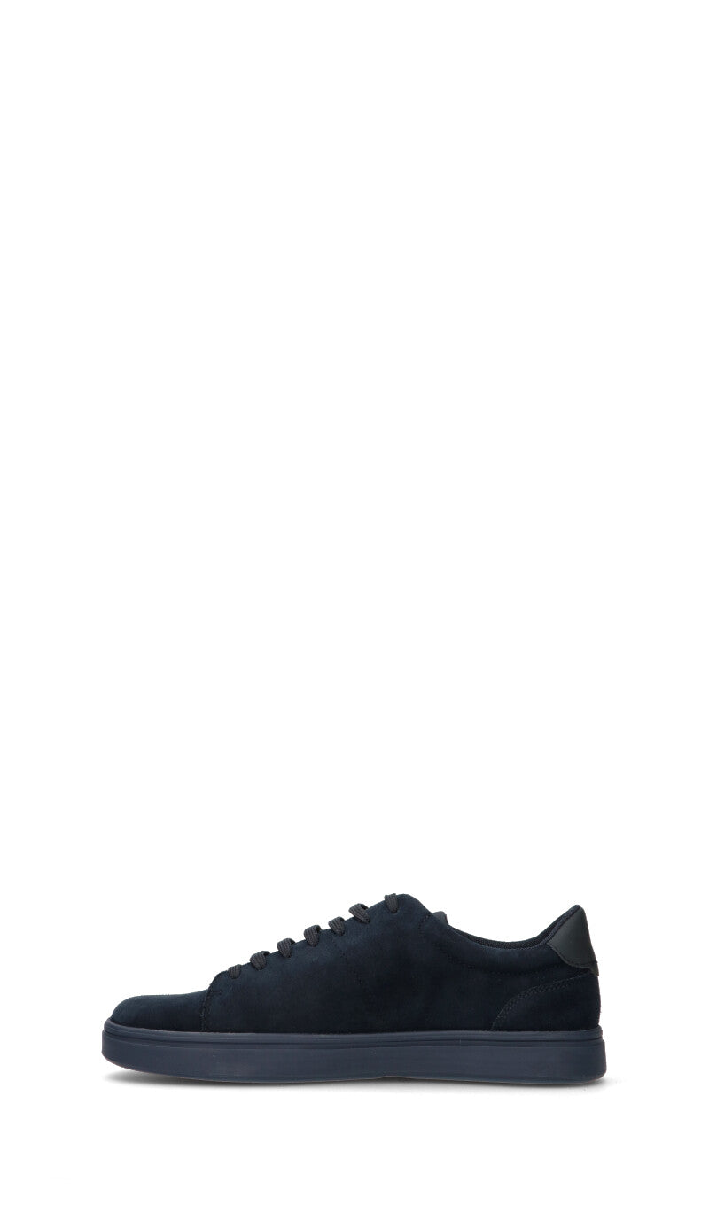GEOX Sneaker uomo blu in suede